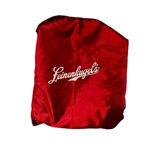 Leinenkugel red and white hammock in a bag, new